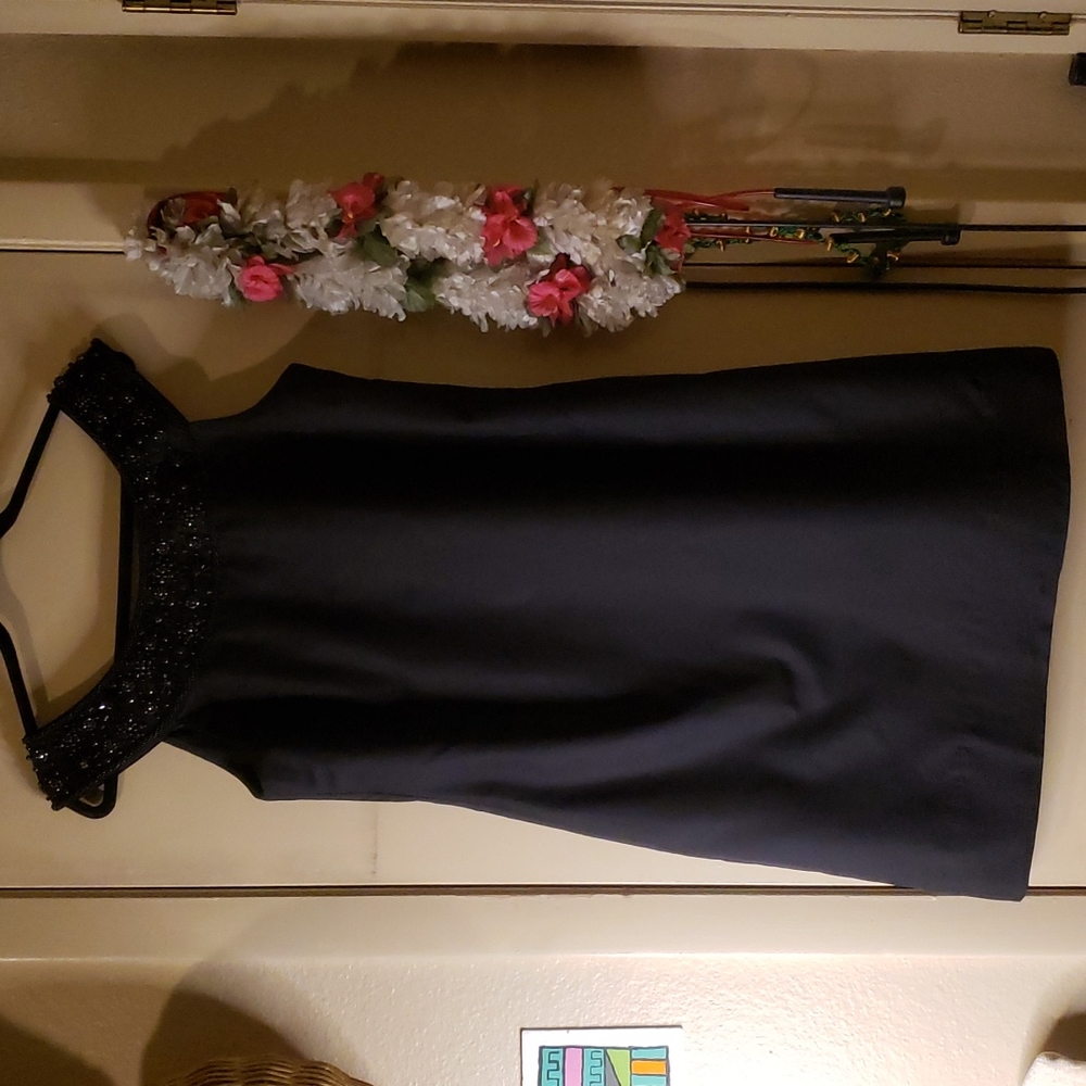 Shoshanna Black A line Evening Dress sz 12